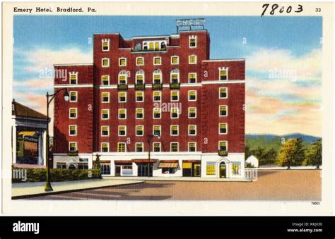 Emery Hotel Bradford Pa 78003 Stock Photo Alamy