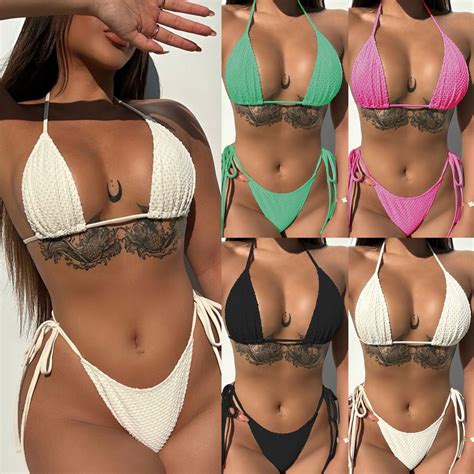 New Product Eco Friendly Fabric Sexy Swimsuit Women Bikini Set Swimwear Swimwear And Bathing