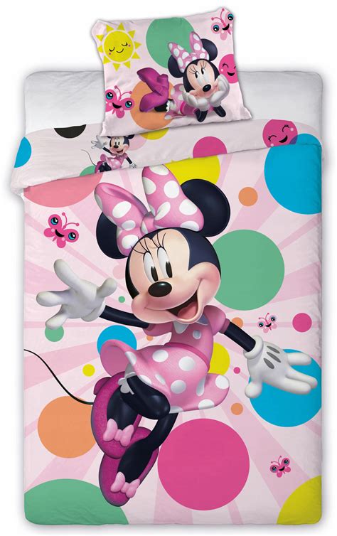 POŚCIEL DZIECIĘCA 140x200 DISNEY MYSZKA MINNIE MIKI (5907750586769