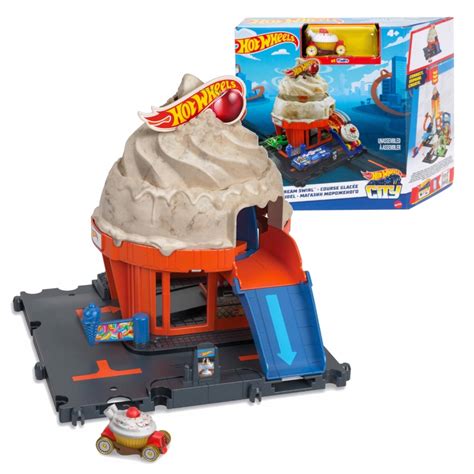 HOT WHEELS CITY HKX ZESTAW RAJDOWA LODZIARNIA BABECZKA TOR AUTKO Allegro Pl