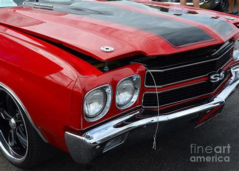 70 Black Striped Chevelle Photograph By Mark Spearman Fine Art America