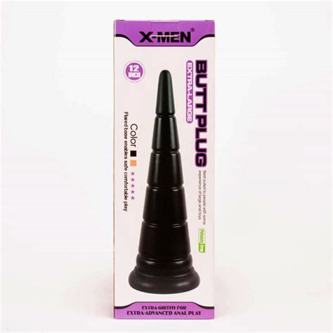 X Men Extra Large Plug Dop Anal din PVC cu Ventuză 30 cm Lovesense
