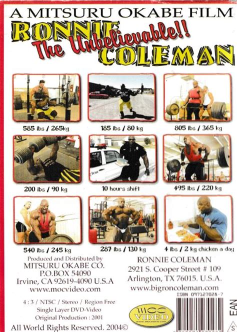 Ronnie Coleman: The Unbelievable!! – NeverDieMedia