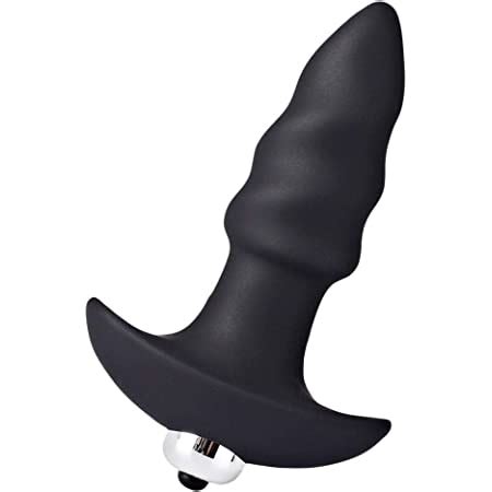 Amazon Vibrating Anal Beads Butt Plug Flexible Silicone Vibration Modes Graduated