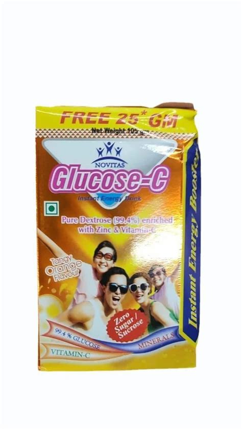 Glucose C Energy Powder Packaging Size 105g Packaging Type Paper