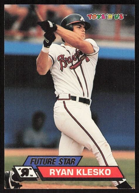 1993 Stadium Club Toys R Us 4 Ryan Klesko Atlanta Braves EBay