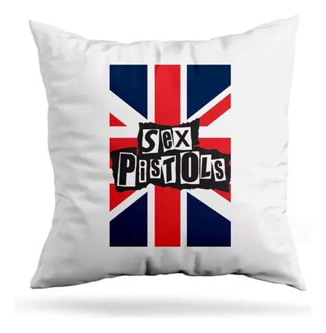 Cojin Deco Sex Pistols Flag d Boleto store Cuotas sin interés