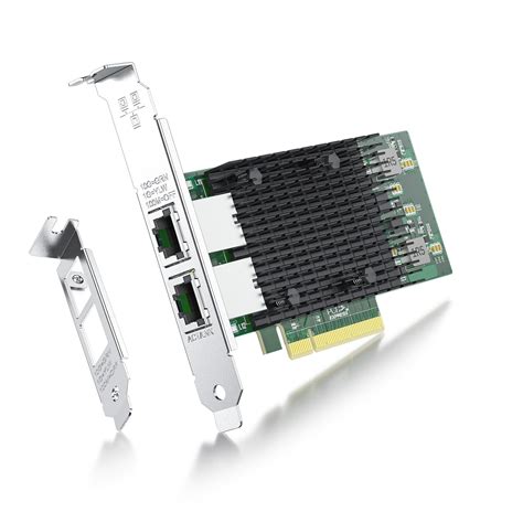 10gb Nic Dual Rj45 Port Pcie Network Card With Intel X540 At2