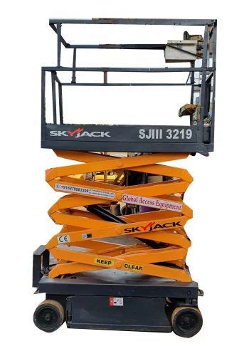 Skyjack Self Propelled Electric Operated Scissor Lifts Working Height