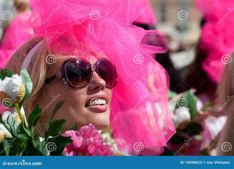 Go Blonde Parade In Riga Editorial Stock Photo Image Of Festival 14506823