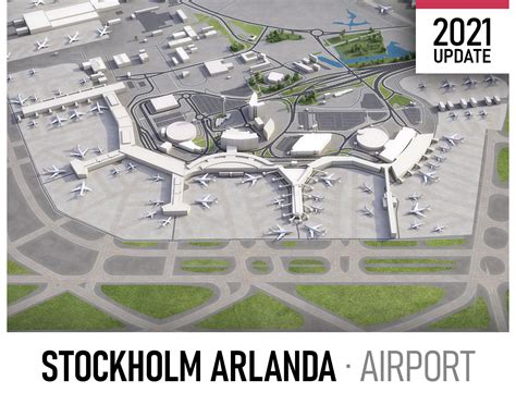 3D model Stockholm Arlanda Airport VR / AR / low-poly | CGTrader