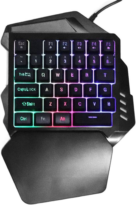 Teclado De Jogo Mec Nico Rgb De M O Nica Teclas Multim Dia Para