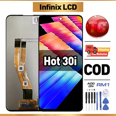 LCD INFINIX Hot I Compatible For Original Glass Touch Screen Digitizer Shopee Malaysia