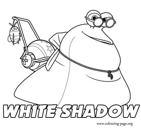 Turbo White Shadow Coloring Page Coloring Pages Shadow Sketch Book