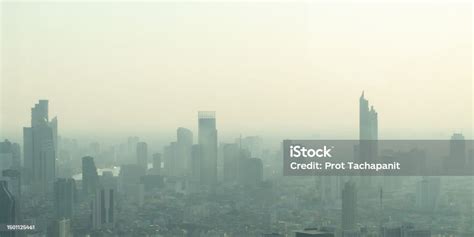 Concept Of Pollution Pm25 Unhealthy Air Pollution Dust Toxic Haze In