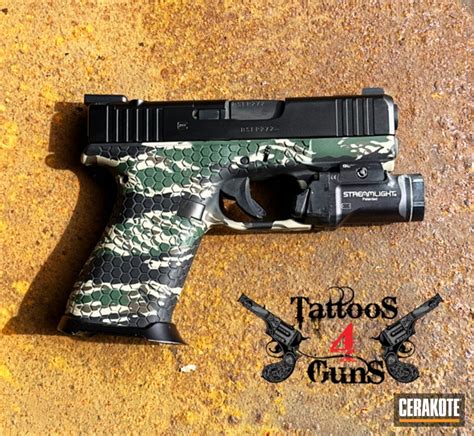 Tiger Stripe Camo Glock 43x Cerakote