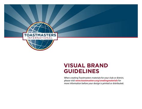 Toastmasters Pdf Document Branding Style Guides