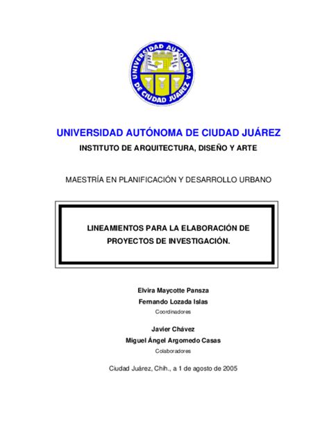 Pdf Universidad AutÓnoma De Ciudad JuÁrez