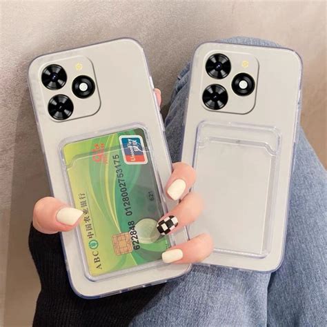 New Phone Case Infinix Hot 40 Pro 40i Smart 8 HD Tecno Spark 20 Pro Ins Simple Transparent Card