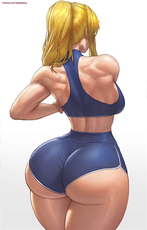 Superbusty Samus Aran Metroid Nintendo Highres 1girl Alternate Costume Ass Ass Focus