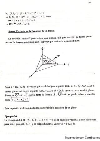 Rectas Y Planos En R Pdf