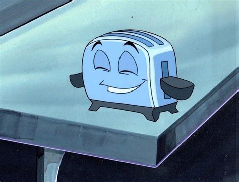 DISNEY'S BRAVE LITTLE TOASTER ORIGINAL TOASTER CEL & HAND PAINTED ...