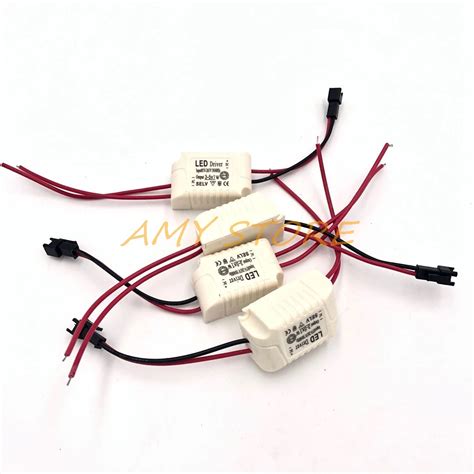 4pcs Entrada Ac 85 265v Saída Dc 10 20v 300ma 3 5 X1w Led Fonte De