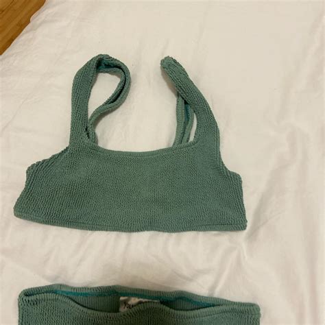 Youswim Aplomb High Waist Two Piece Bikini In Sage Depop