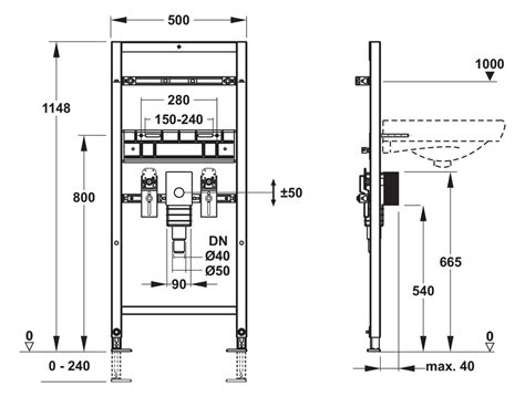 MEPA nextVIT Element für WT barrierefrei 1200 mm für Stand oder