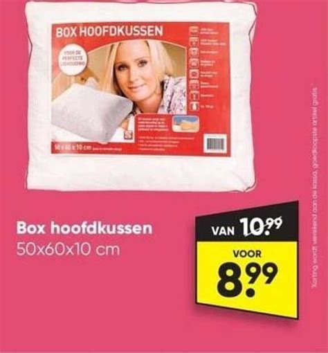 Box Hoofdkussen Aanbieding Bij Big Bazar Folders Nl