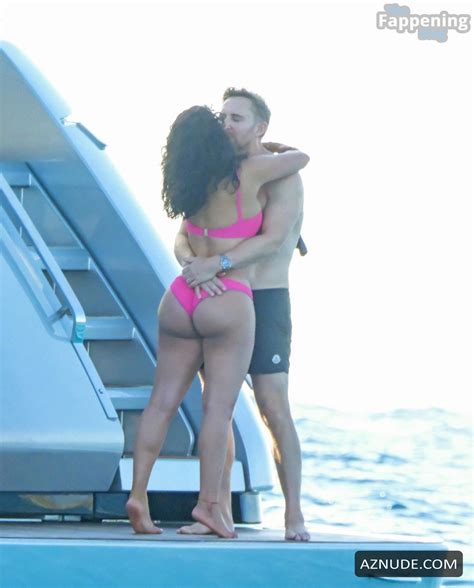 Jessica Ledon Sexy See With David Guetta Showing Off Her Hot Bikini Body At Ibiza Beach Aznude