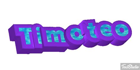 Timoteo Nombre Diseños De Logotipos  Animados
