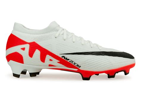 Nike Men's Zoom Mercurial Vapor 15 Pro FG White/Red – Azteca Soccer