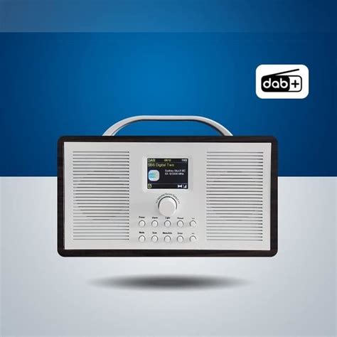 Fm Dab Radio Bluetooth Aux In Radio Dab Portable Couleur Bois Avec