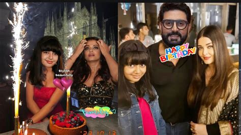 Aishwarya Rai Aaradhya Bachchan With Abhishek Private Th Birthday