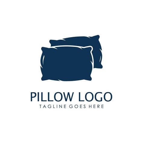 Sleeping Pillow Logo Template. Logo for Business, Interior, Furniture ...