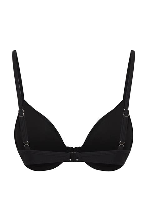 Trendyolmilla Siyah Balkonet Drapeli Bikini Üstü TBESS BU Fiyatı Yorumları Trendyolmilla