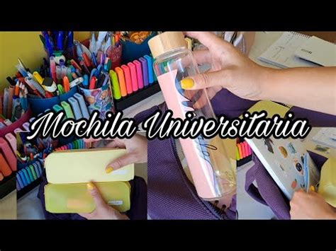 Qué llevo en mi mochila de la Universidad Informática YouTube