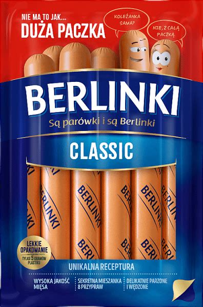 PAROWKI BERLINKI CLASSIC MORLINY 500G Grosik Supermarkt