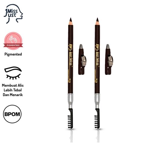 Jual Just Miss Pensil Alis A Dengan Serutan Sikat G Eyebrow