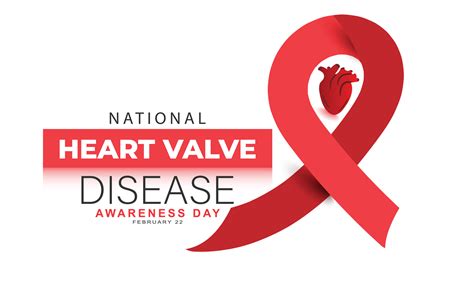 National Heart Valve Disease Awareness Day Background Banner Card