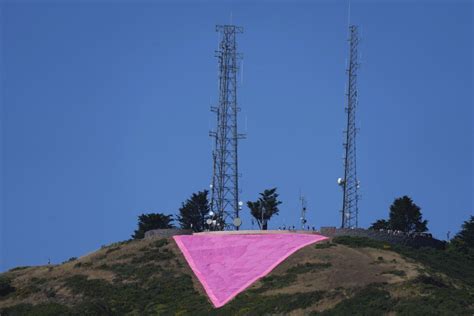 San Francisco Displays The Largest Ever Pink Triangle For Pride Month