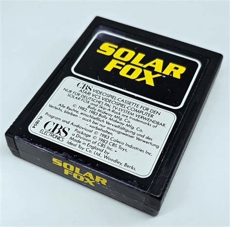 Solar Fox Atari Vcs Spielemodul Arcade Kult Retro Game Ebay