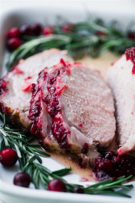 Cranberry Glazed Pork Roast Recipe Cranberry Recipes Fresh Cranberry Recipes Pork Glaze