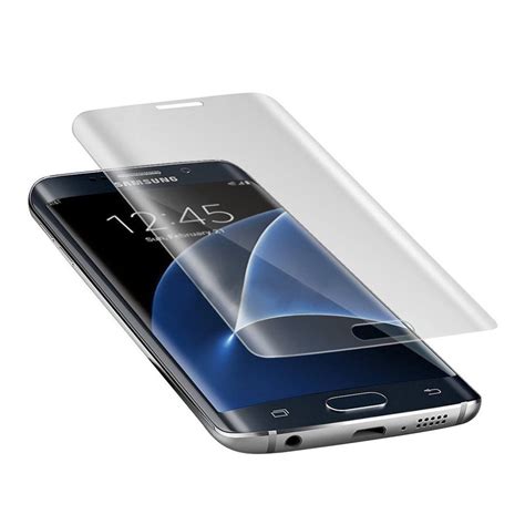 Wholesale Galaxy S7 Edge Tempered Glass Full Screen Protector (Glass Clear)