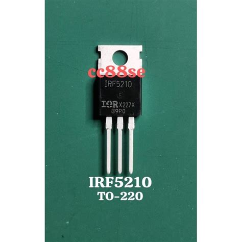 Irf To P Channel Mosfet Transistor Fet Shopee Malaysia