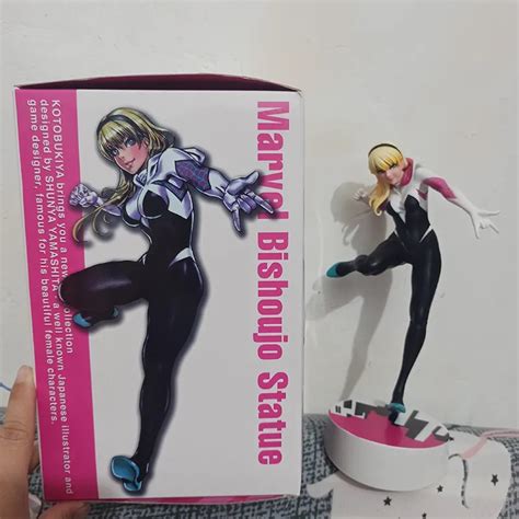 Revoltech Yamaguchi Spider Man Gwen Stacy Sexy Girl Anime Action Figure