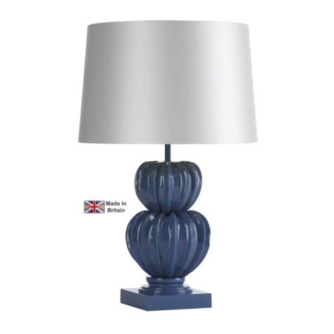 Botany Handmade Pumpkin Table Lamp Base Only Amalfi Blue