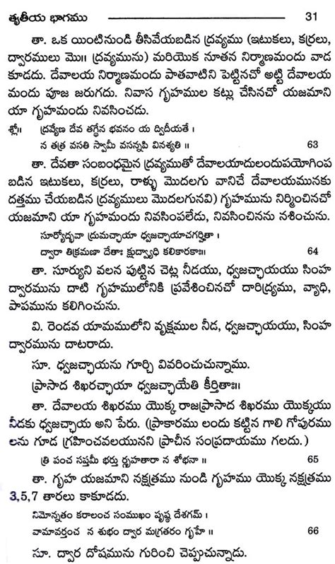 వాస్తు శాస్త్ర వివేకము Wisdom Of Vastu Shastra Telugu Exotic India Art