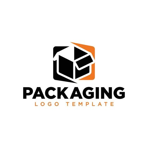 Packaging Logo Template Packaging Box Icon Packaging Box Illustration